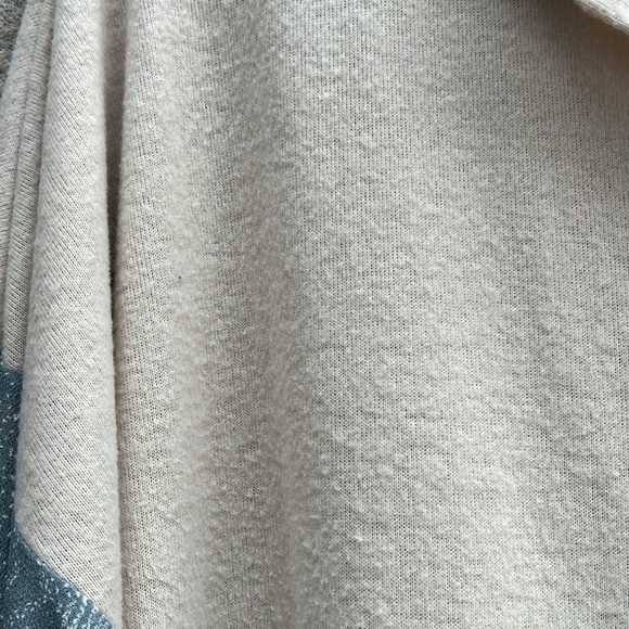 Lovely Melody Button Down Mixed Materials Long Shirt Sz L - Picture 8 of 11